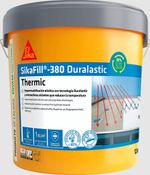 Revestimiento elástico para impermeabilización «in situ» con propiedades térmicas, SikaFill-380 Thermic de Sika. Blanco. 12kg